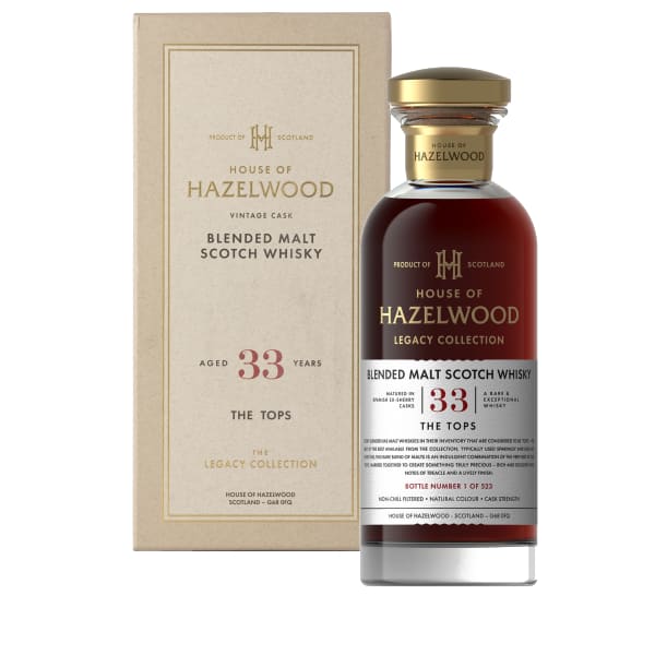 House of Hazelwood 33 Year Old The Tops (The Legacy Collection) 700ml bottle - Scotch Whisky whisky