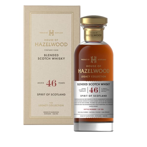 House of Hazelwood 46 Year Old Spirit Of Scotland (The Legacy Collection) 700ml bottle - Scotch Whisky whisky