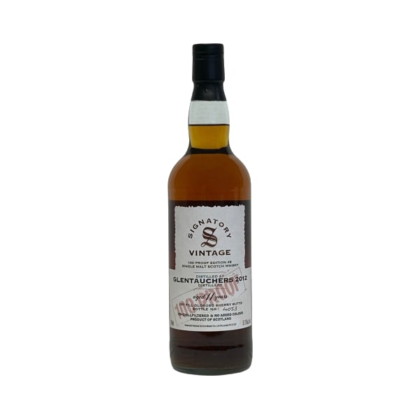 Signatory Vintage Glentauchers 11 Year Old 100 Proof Series 700ml bottle - Scotch Whisky whisky