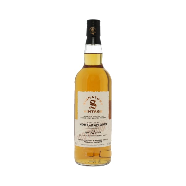 Signatory Vintage Mortlach 2013 12 Year Old 100 Proof Edition #52 700ml bottle - Scotch Whisky whisky