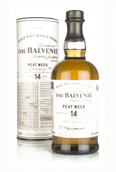 balvenie peat week aged 14 year old - 2003 vintage 700ml bottle - Scotch Whisky whisky