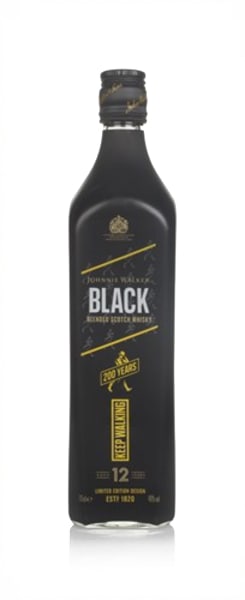 Johnnie Walker Black Label 12 Year Old - 200 Years Limited Edition 700ml bottle - Scotch Whisky whisky