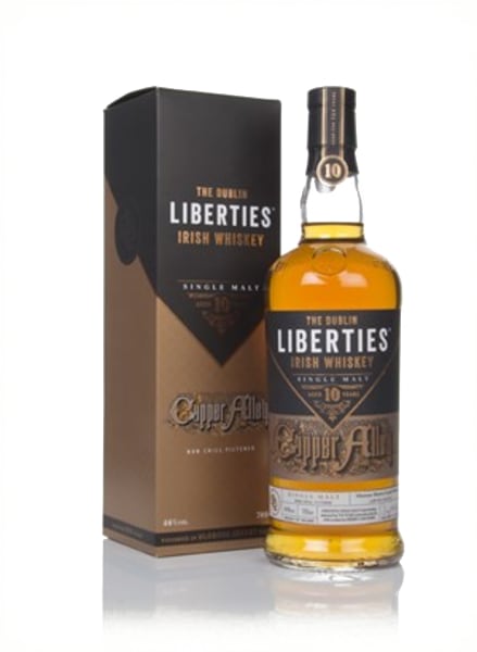 the dublin liberties 10 year old copper alley 700ml bottle - Irish Whiskey whisky