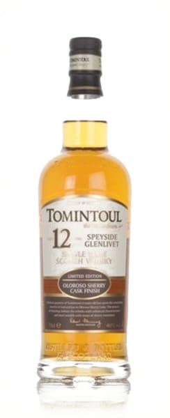tomintoul 12 year old oloroso sherry cask 700ml bottle - Scotch Whisky whisky