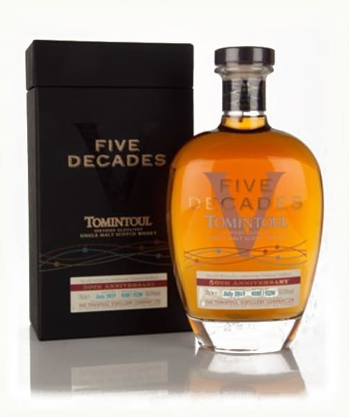 tomintoul five decades 50th anniversary 700ml bottle - Scotch Whisky whisky
