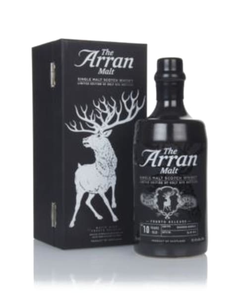 arran 10 year old - white stag fourth release 700ml bottle - Scotch Whisky whisky