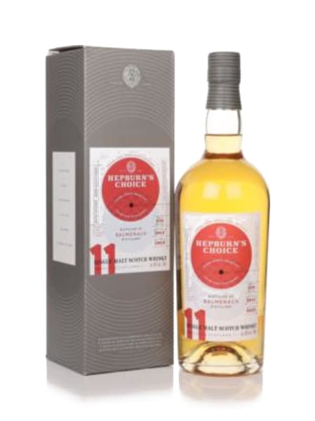 balmenach 11 year old 2011 - hepburn's choice (langside) 700ml bottle - Scotch Whisky whisky