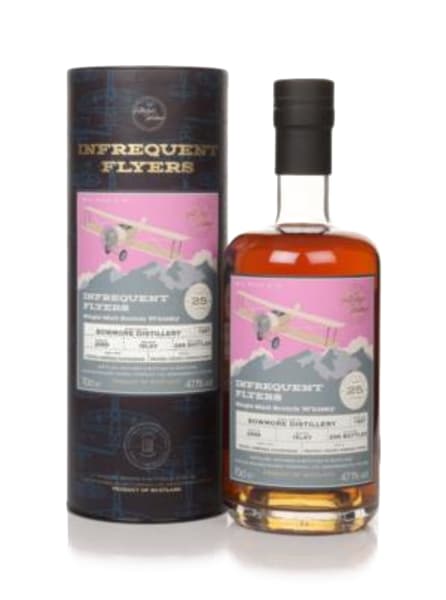 bowmore 25 year old 1997 (cask 2689) - infrequent flyers (alistair walker) 700ml bottle - Scotch Whisky whisky
