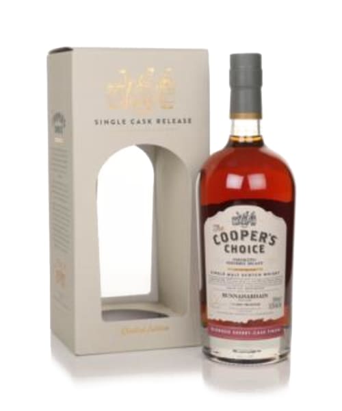 bunnahabhain smoking sherry beast (cask 1153) (bottled 2023) - the cooper's choice (the vintage malt whisky co.) 700ml bottle - Scotch Whisky whisky