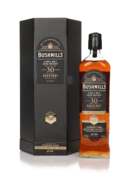 bushmills 30 year old 1991 madeira cask finish - the causeway collection 700ml bottle - English Whisky whisky