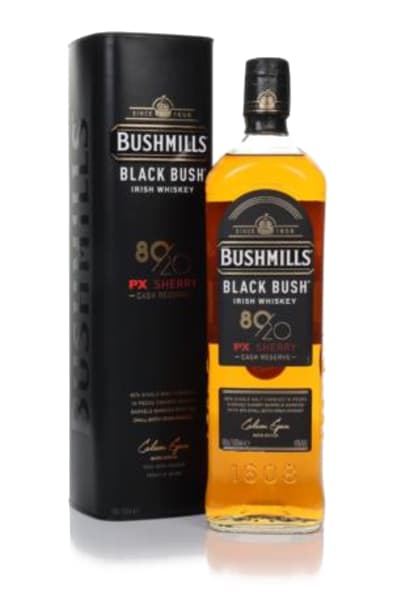 bushmills black bush 80/20 px sherry cask (1l) 1000ml bottle - Irish Whiskey whisky