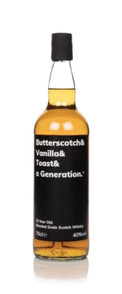butterscotch & vanilla & toast & a generation 25 year old 700ml bottle - Scotch Whisky whisky