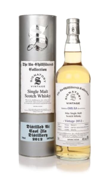 caol ila 10 year old 2012 (casks 318324, 318326, 318329 & 318343) un-chilfiltered collection (signatory) 700ml bottle - Scotch Whisky whisky