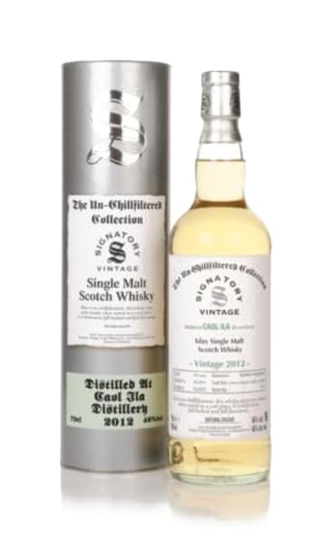 caol ila 10 year old 2012 (casks 319461, 319462, 319463 & 319488) - un-chilfiltered collection (signatory) 700ml bottle - Scotch Whisky whisky