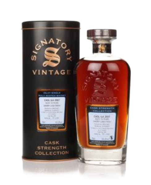 caol ila 16 year old 2007 (cask 205) - cask strength collection (signatory) 700ml bottle - Scotch Whisky whisky