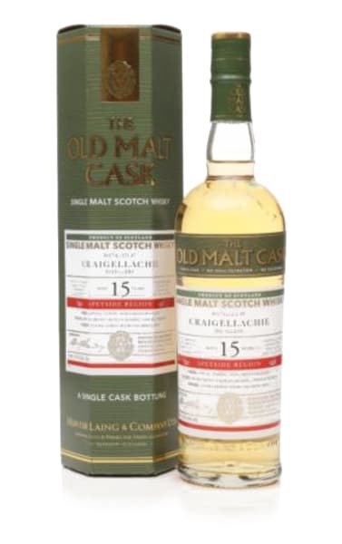 craigellachie 15 year old 2007 (cask 19528) - old malt cask (hunter laing) 700ml bottle - Scotch Whisky whisky