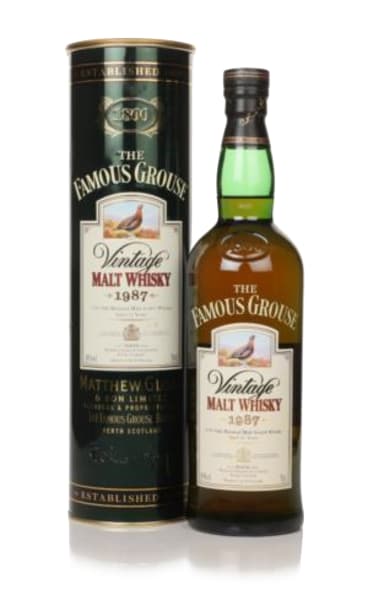 famous grouse 12 year old - vintage 1987 700ml bottle - Scotch Whisky whisky