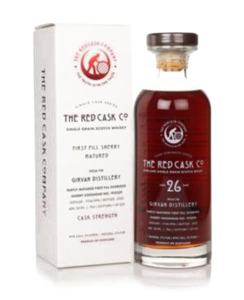girvan 26 year old 1996 (cask 910329) - single cask series (the red cask company) 700ml bottle - Scotch Whisky whisky