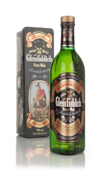 glenfiddich "clan kennedy" - clans of the highlands - 1990s 700ml bottle - Scotch Whisky whisky