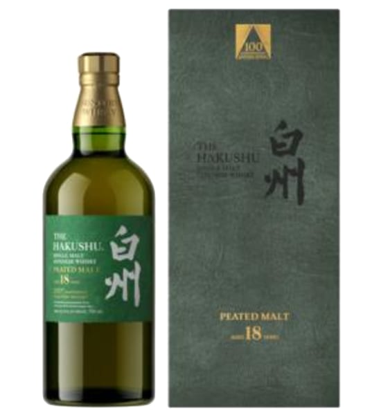hakushu 18 year old - 100th anniversary limited edition 700ml bottle - Japanese Whisky whisky
