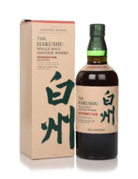 hakushu spanish oak 2021 edition 700ml bottle - Japanese Whisky whisky