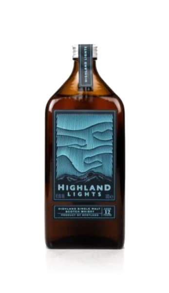 highland lights 12 year old whisky 500ml bottle - Scotch Whisky whisky