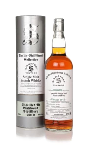 Linkwood 10 Year Old 2012 (casks 201 & 203) - Un-Chilfiltered Collection (Signatory) 700ml bottle - Scotch Whisky whisky