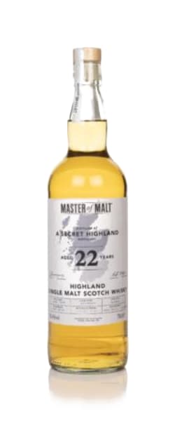 secret highland distillery 22 year old 1996 (master of malt) 700ml bottle - Scotch Whisky whisky
