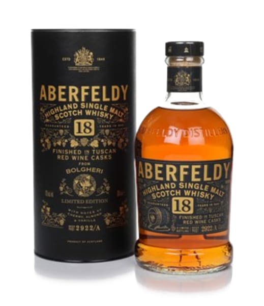 Aberfeldy 18 Year Old - Red Wine Cask Collection 700ml bottle - Scotch Whisky whisky