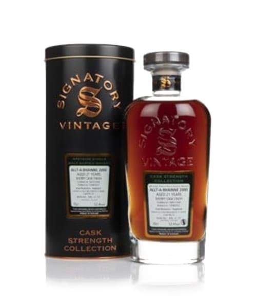 Allt-á-Bhainne 21 Year Old 2000 (cask 6) - Cask Strength Collection (Signatory) 700ml bottle - Scotch Whisky whisky
