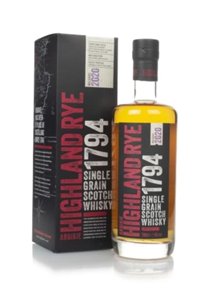 Arbikie Highland Rye 1794 (2020 Release) 700ml bottle - Scotch Whisky whisky