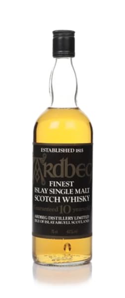Ardbeg Guaranteed 10 Year Old 1980s 750ml bottle - Scotch Whisky whisky