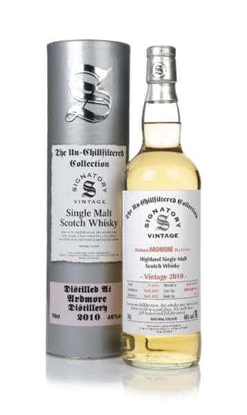 Ardmore 11 Year Old 2010 (casks 800975 & 800983) - Un-Chillfiltered Collection (Signatory) 700ml bottle - Scotch Whisky whisky