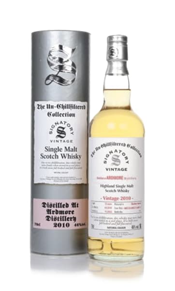 Ardmore 12 Year Old 2010 (Casks 800518, 800527 & 800531) - Un-chillfiltered Collection (Signatory) 700ml bottle - Scotch Whisky whisky