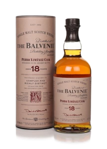 Balvenie 18 Year Old Pedro Ximénez Cask 700ml bottle - Scotch Whisky whisky
