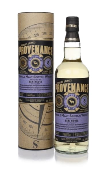 Ben Nevis 8 Year Old 2014 (cask DL1632) - Provenance (Douglas Laing) 700ml bottle - Scotch Whisky whisky