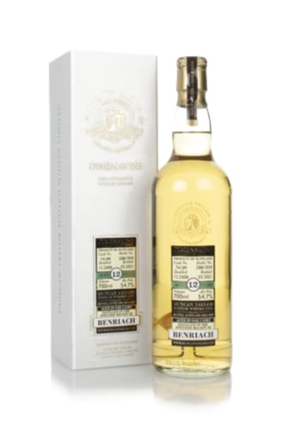 Benriach 12 Year Old 2008 (cask 74189) - Dimensions (Duncan Taylor) 700ml bottle - Scotch Whisky whisky
