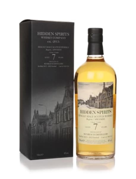 Benriach 7 Year Old 2015 (Cask BH1522) - Hidden Spirits 700ml bottle - Scotch Whisky whisky
