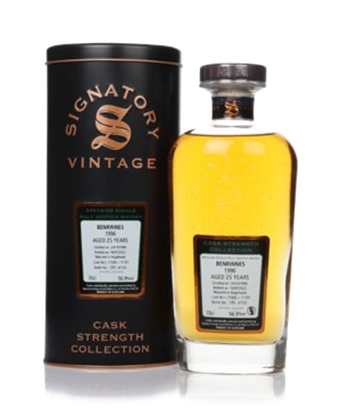 Benrinnes 25 Year Old 1996 (Cask 11695 & 11701) - Cask Strength Collection (Signatory) 700ml bottle - Scotch Whisky whisky