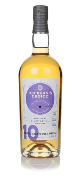 Blair Athol 10 Year Old 2010 - Hepburn's Choice (Langside) 700ml bottle - Scotch Whisky whisky