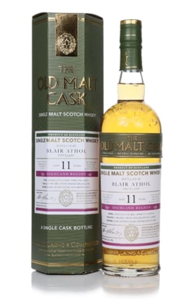 Blair Athol 11 Year Old 2011 (Cask 19614) - Old Malt Cask (Hunter Laing) 700ml bottle - Scotch Whisky whisky