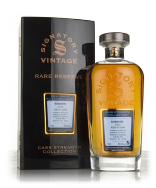 Bowmore 42 Year Old 1974 (cask 4435) - Cask Strength Collection Rare Reserve (Signatory) 700ml bottle - Scotch Whisky whisky