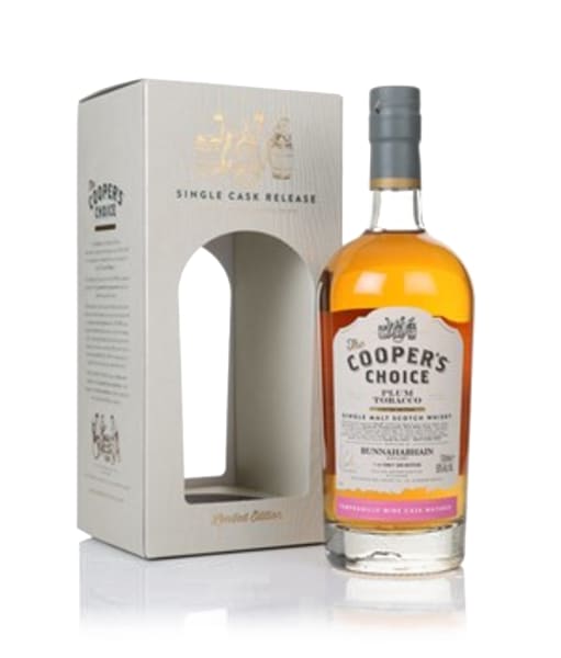 Bunnahabhain "plum Tobacco" (cask 4451) - The Cooper's Choice (The Vintage Malt Whisky Co.) 700ml bottle - Scotch Whisky whisky