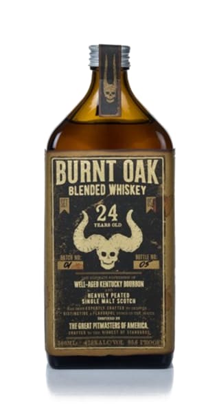 Burnt Oak 24 Year Old Blended Whiskey 500ml bottle - English Whisky whisky