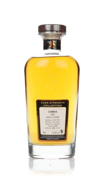 Cambus 22 Year Old 1991 (cask 55888) - Cask Strength Collection (Signatory) 700ml bottle - Scotch Whisky whisky