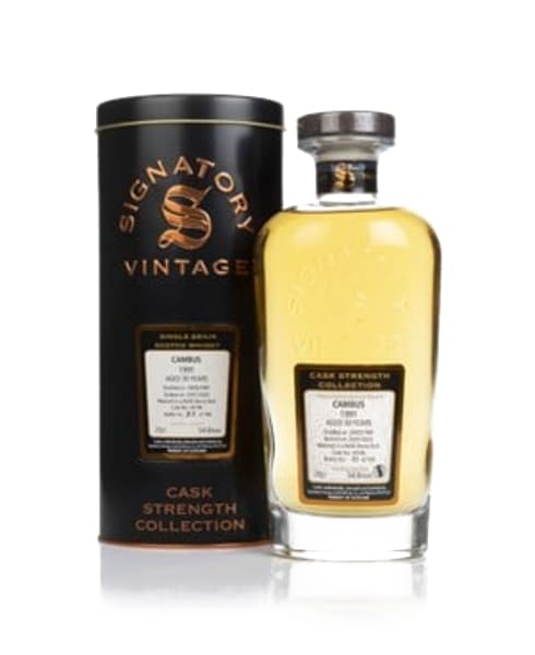 Cambus 30 Year Old 1991 (cask 34106) - Cask Strength Collection (Signatory) 700ml bottle - Scotch Whisky whisky