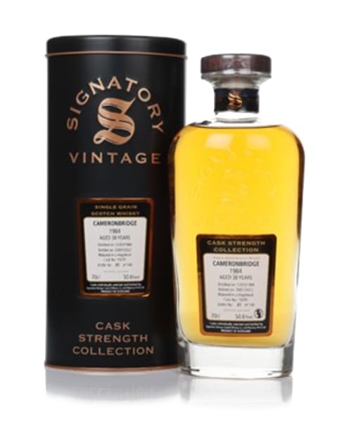 Cameronbridge 38 Year Old 1984 (Cask 19295) - Cask Strength Collection (Signatory) 700ml bottle - Scotch Whisky whisky