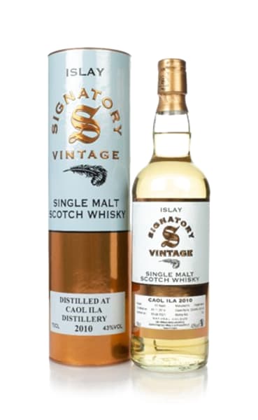 Caol Ila 10 Year Old 2010 (casks 322460 & 322468) - Signatory 700ml bottle - Scotch Whisky whisky