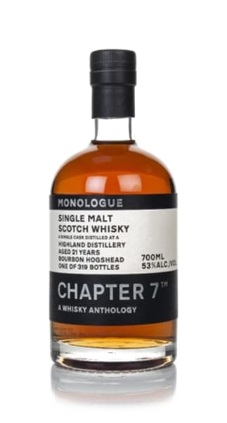 Highland 21 Year Old 2000 (cask 48) - Monologue (Chapter 7) 700ml bottle - Scotch Whisky whisky