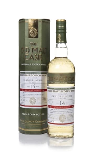 Craigellachie 14 Year Old 2007 (cask 19138) - Old Malt Cask (Hunter Laing) 700ml bottle - Scotch Whisky whisky